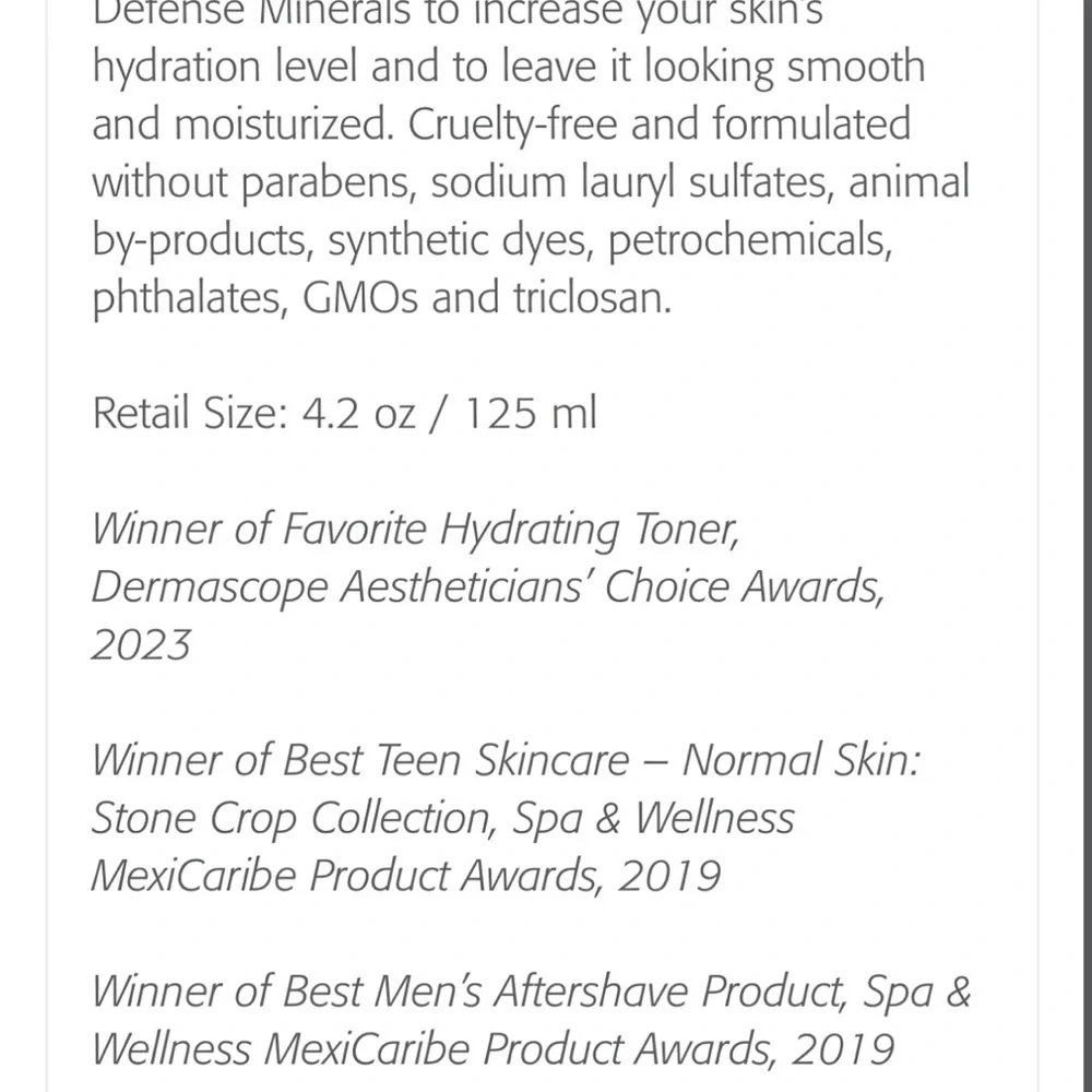 Stone Crop Hydrating Mist - Green - Picture 2 of 6